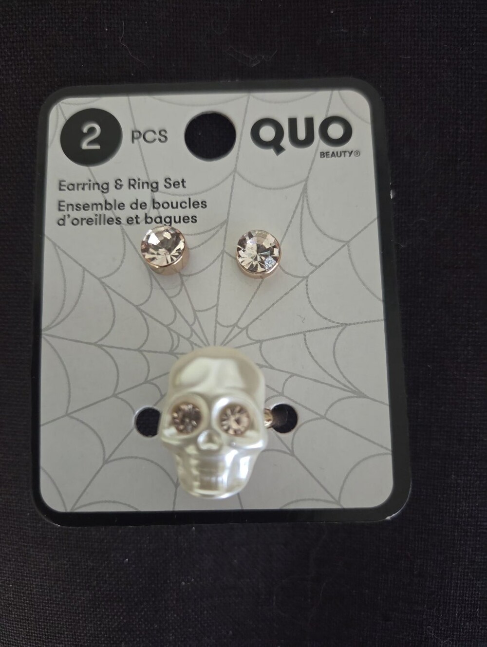 Skull Ring & Studs Set NEW